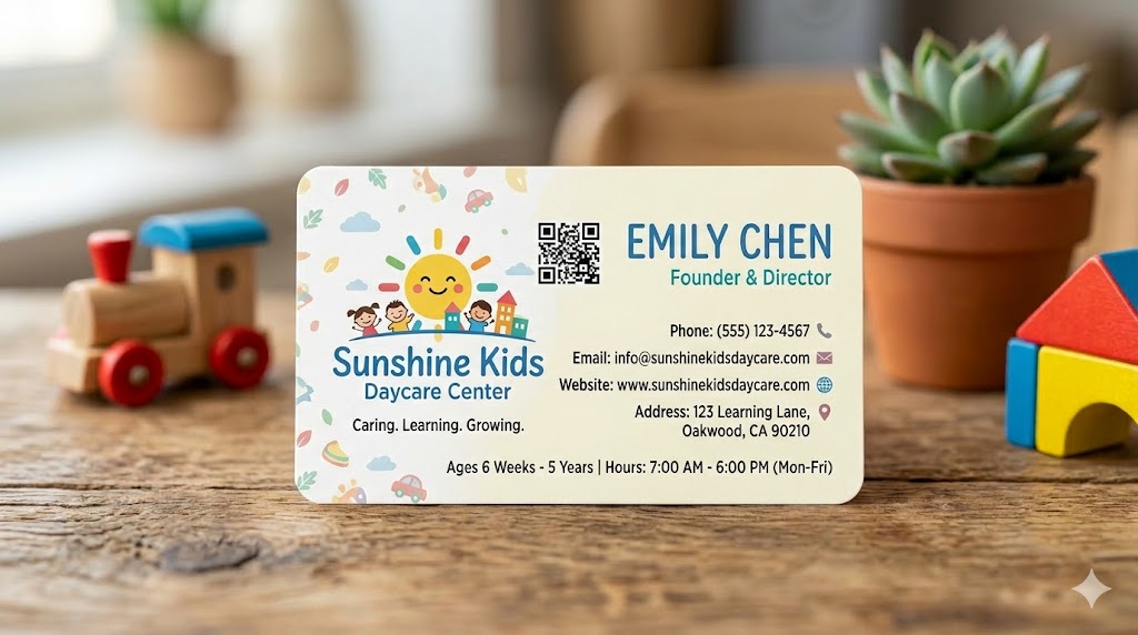 Business Card with QR Code